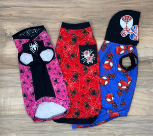 Hooded camisole - Spider Kitty pink