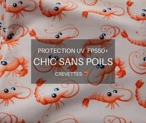 Protection UV FPS 50+ - Crevettes 🦐