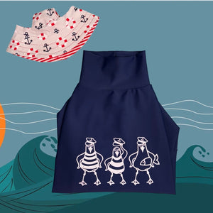 UV protection SPF50+ One piece - Sailor trio ⚓️