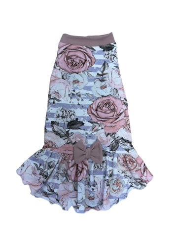 Dress - Purple roses