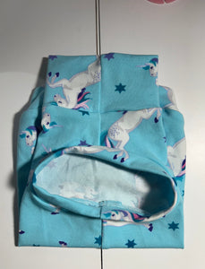 READY TO GO SLEEVELESS Turtleneck - Blue Unicorns