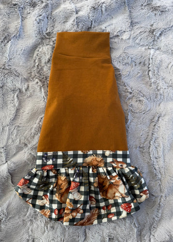 Robe - Caramel & plaid écureuil