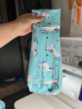 Load image into Gallery viewer, READY TO GO SLEEVELESS Turtleneck - Blue Unicorns