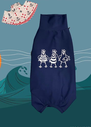 UV protection SPF50+ One piece - Sailor trio ⚓️