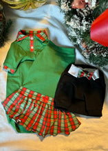 Load image into Gallery viewer, Polo - Red &amp; Green Checks