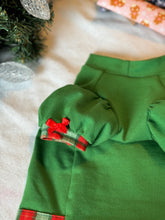 Load image into Gallery viewer, Puffy Dress - Red and Green Checks