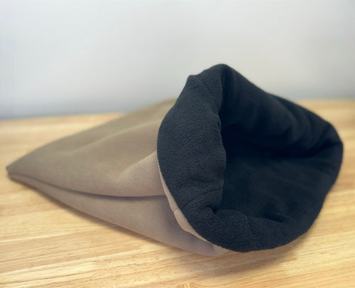 Polar Sleepybag - Beige suede style fleece