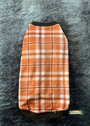 Pyjama SQUISHY - Plaid rust manches longues PRÊT À PARTIR Xlarge