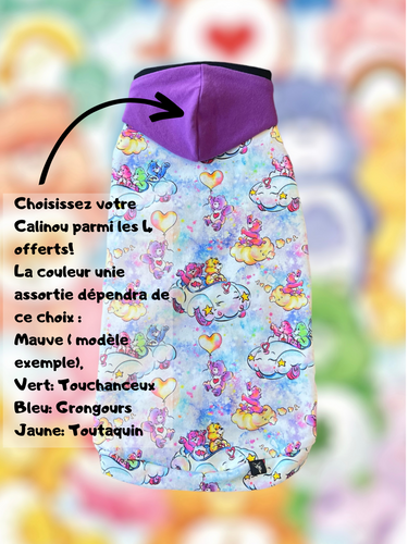 Long hooded sweater - Personalized Calinou