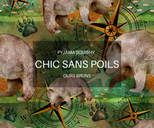 Charger l&#39;image dans la galerie, Pyjama SQUISHY -  Ours brun