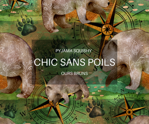 Pyjama SQUISHY -  Ours brun