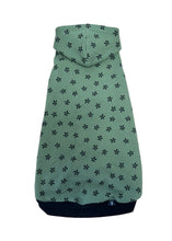 Load image into Gallery viewer, Cotton hoodie - Khaki black flowers