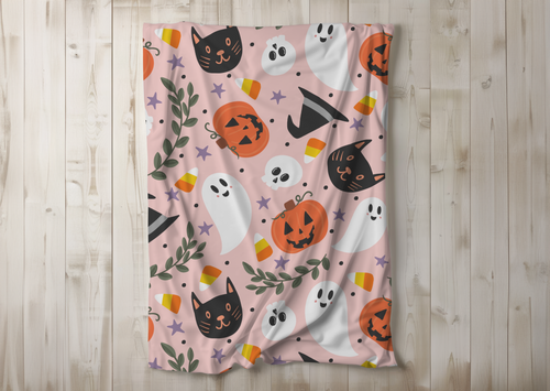 Doudou squishy - Kitty, pumpkin & ghost