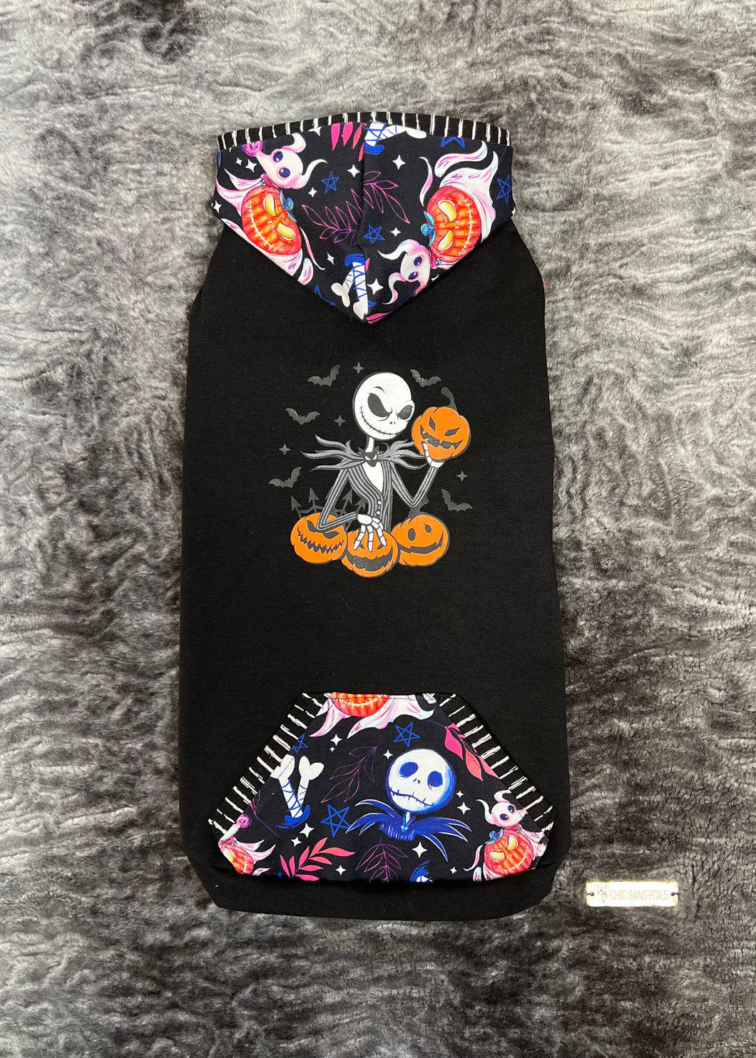 NOAH Long Hooded Sweater - Pumpkin Jack