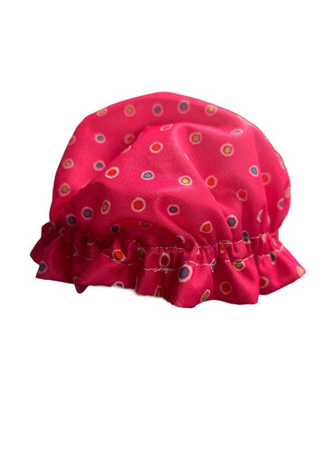 Shower cap - Pink polka dots