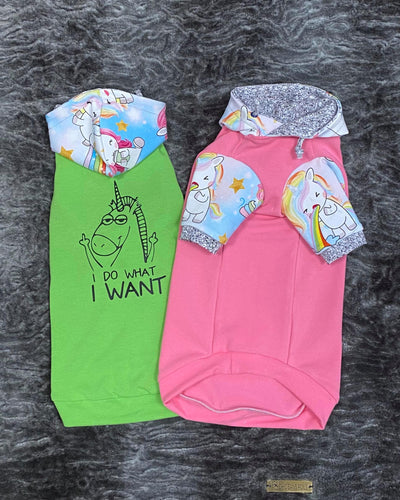 Long hooded sweater - I DO WHAT I WANT