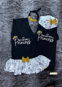 Chandail  long à capuche - It's not easy being a Princess