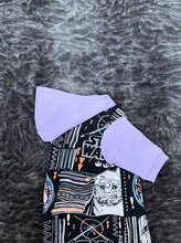 Load image into Gallery viewer, Long Hooded Sweater - SW &amp; Lilac