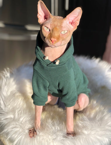 Hoodie de bambou - Vert forêt