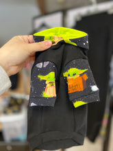 Load image into Gallery viewer, Long Hooded Sweater - BABY Green DUDE+ Glow in the Dark Vinyl