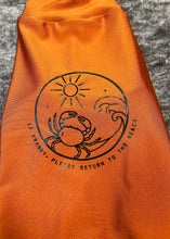 Load image into Gallery viewer, UV Protection SPF 50+ - Shiny Orange Little Crabby 🦀