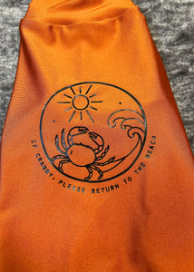 UV Protection SPF 50+ - Shiny Orange Little Crabby 🦀