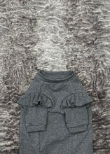 Load image into Gallery viewer, RUFFLES long sleeve sweater - Deer on gray background