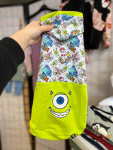 Load image into Gallery viewer, Long hooded sweater - MONSTER Green