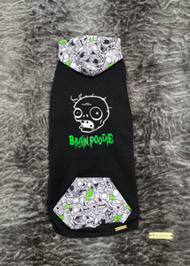 Long Hooded Sweater - Brain Foodie