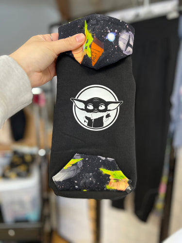 Long Hooded Sweater - BABY Green DUDE+ Glow in the Dark Vinyl