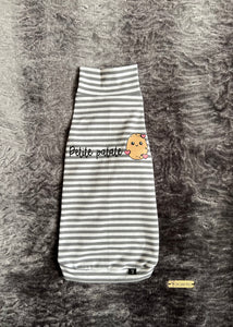 Col roulé - Petite patate + coeurs RAYÉ PLUS LARGE