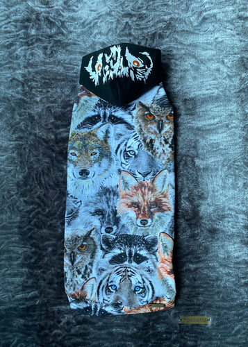 Long Hooded Sweater - Wildlife