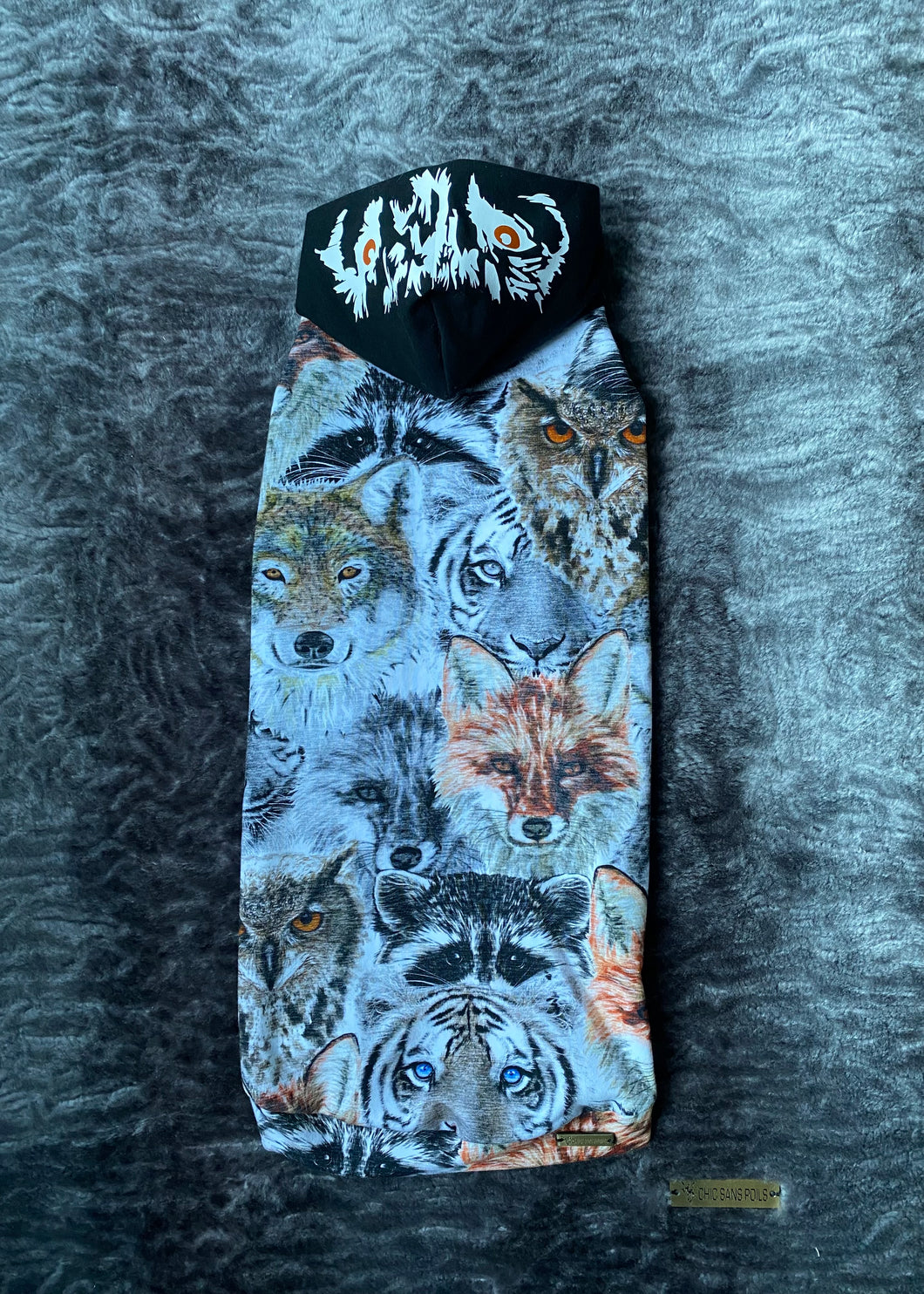 Long Hooded Sweater - Wildlife