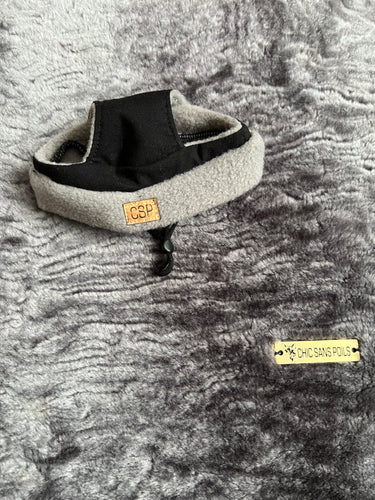 Fisherman Beanie - Grey & Black (Kiwi Match)