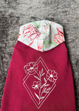 Charger l&#39;image dans la galerie, Camisole capuche - Pivoines