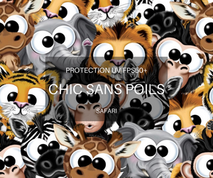 Protection UV FPS 50+ ECO - SAFARI MANCHES & COLLET NOIR photo à venir