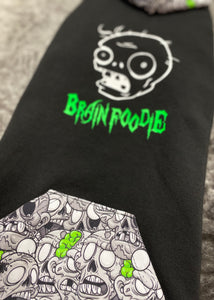 Long Hooded Sweater - Brain Foodie