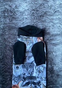 Long Hooded Sweater - Wildlife