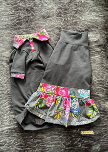 Long sleeve dress - Beautiful roses