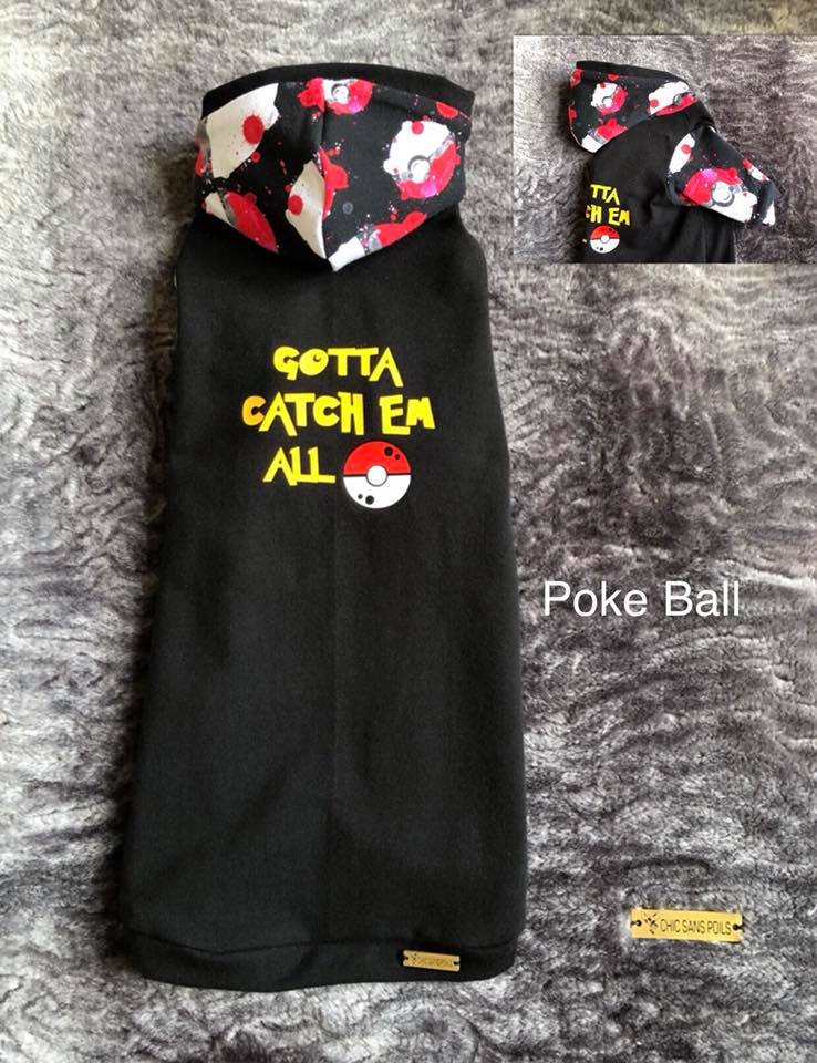 Long Hooded Sweater - Poké